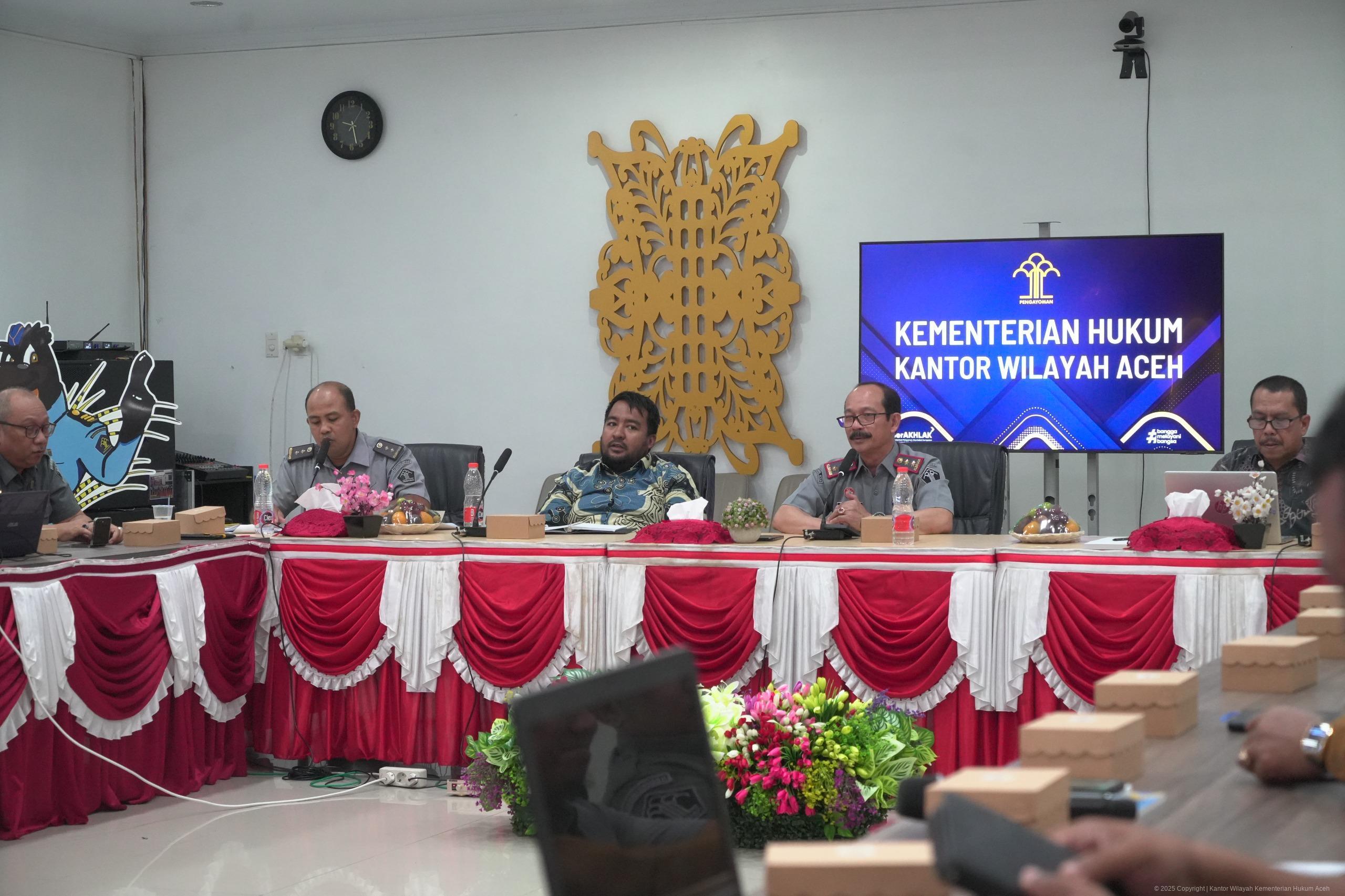 Kemenkum Aceh Gelar FGD Penguatan Hasil Evaluasi Qanun