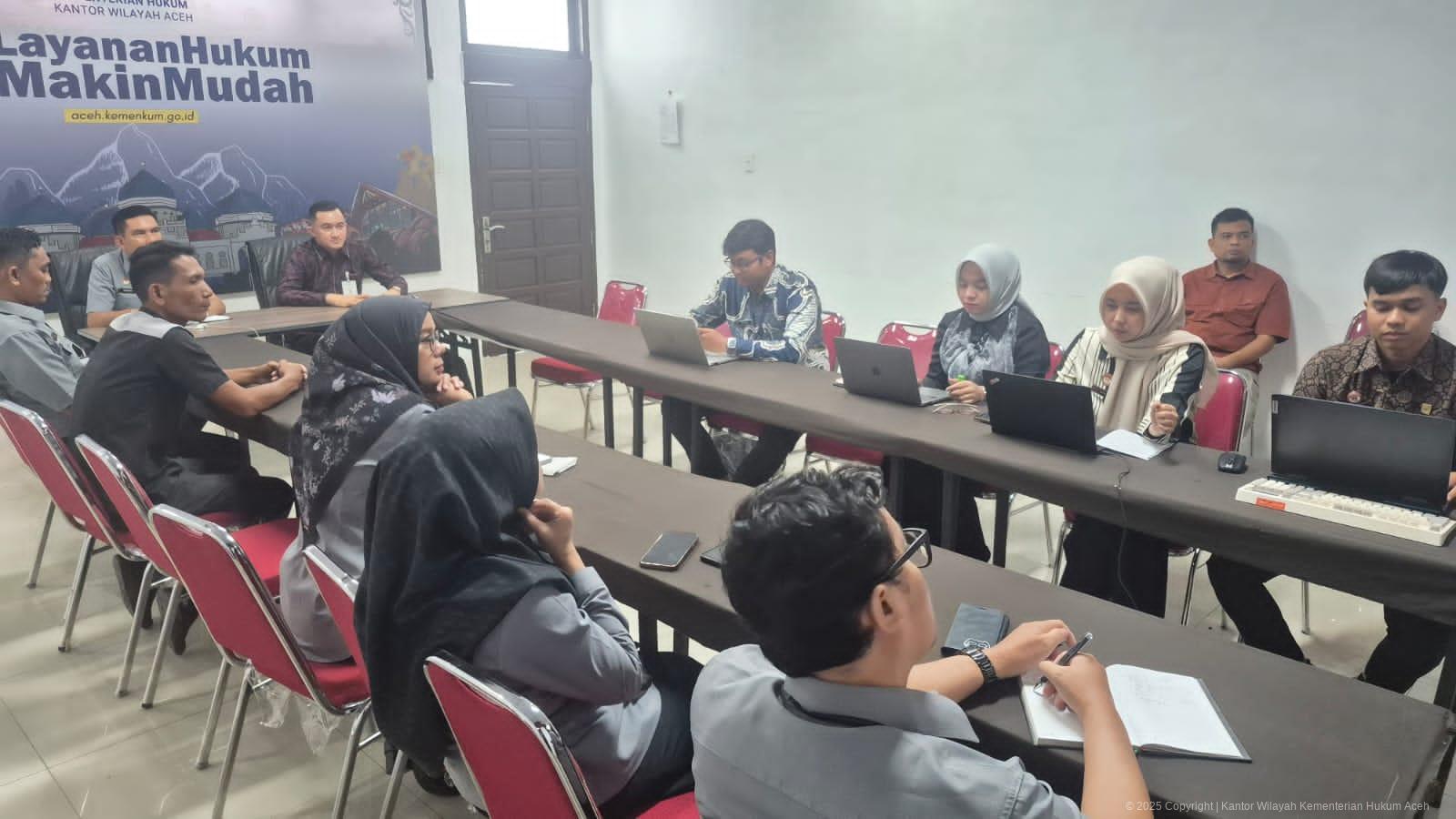 Kemenkum Aceh Perkuat Budaya Pelayanan Prima, Satpam hingga Pegawai Dibekali Pelatihan Layanan Publik